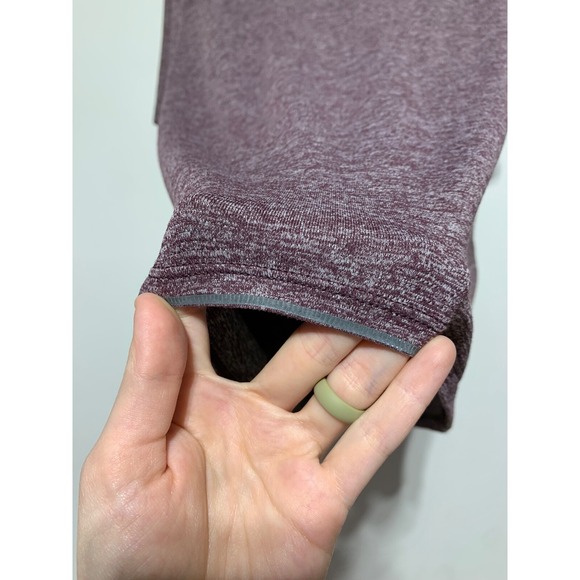 Lululemon Men Purple Heathered Short Sleeve T-Shirt No Size - Picture 4 of 4